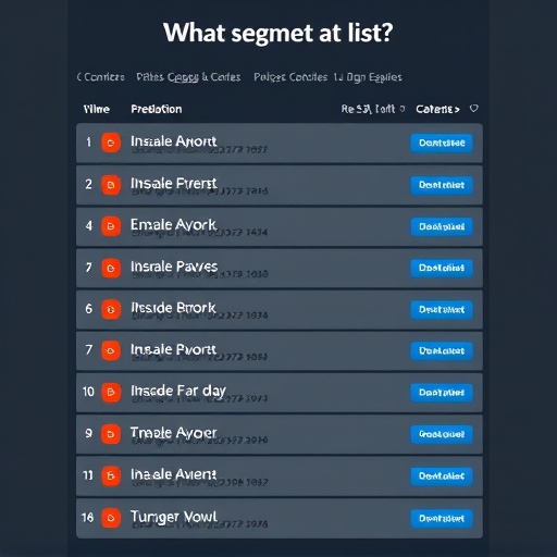 email list segmentation
