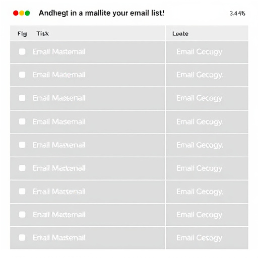 email list segmentation