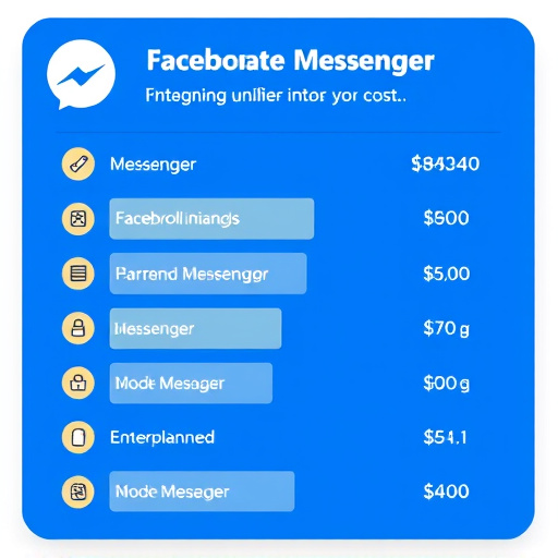 facebook messenger integration cost