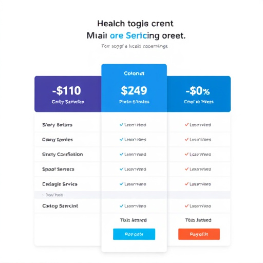 financial services pricing model