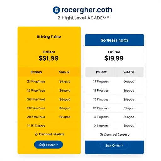 gohighlevel academy training pricing