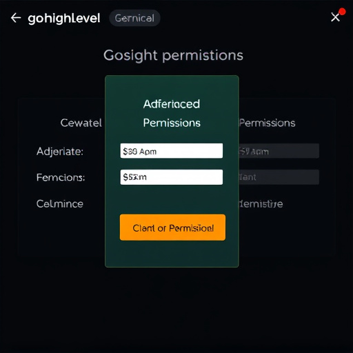 gohighlevel advanced permissions pricing