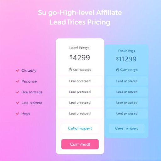 gohighlevel affiliate lead pricing