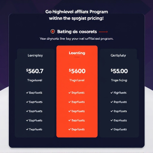 gohighlevel affiliate program pricing