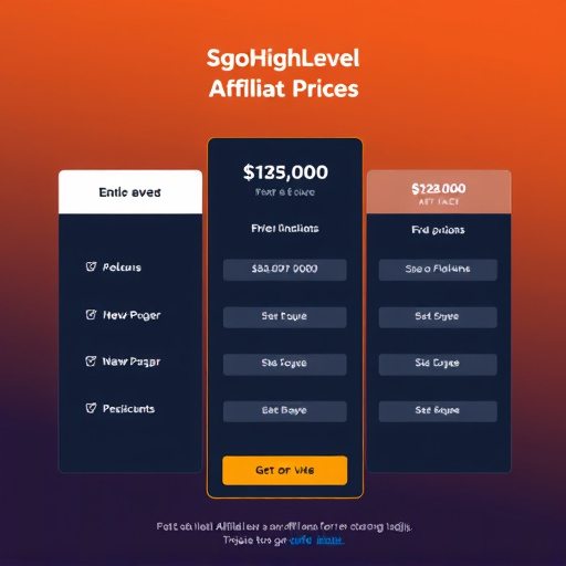 gohighlevel agency affiliate pricing