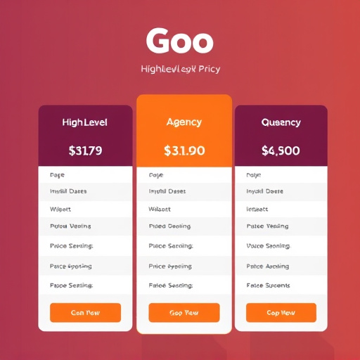 gohighlevel agency pricing