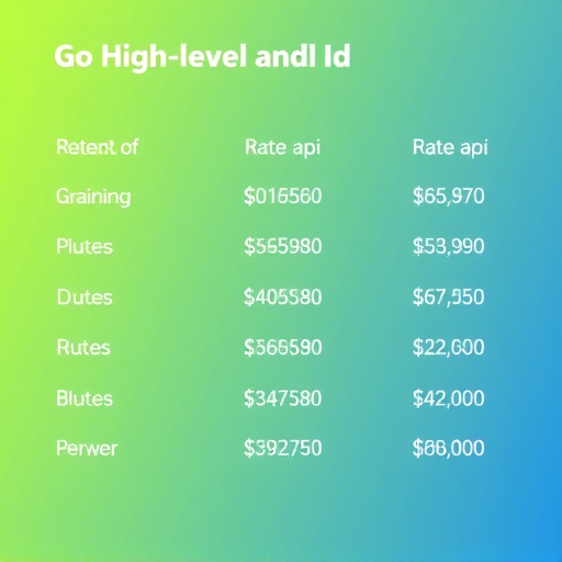 gohighlevel api rates