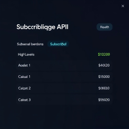 gohighlevel api subscription cost