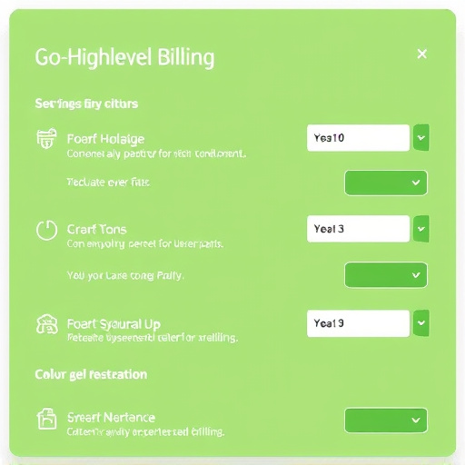 gohighlevel billing options