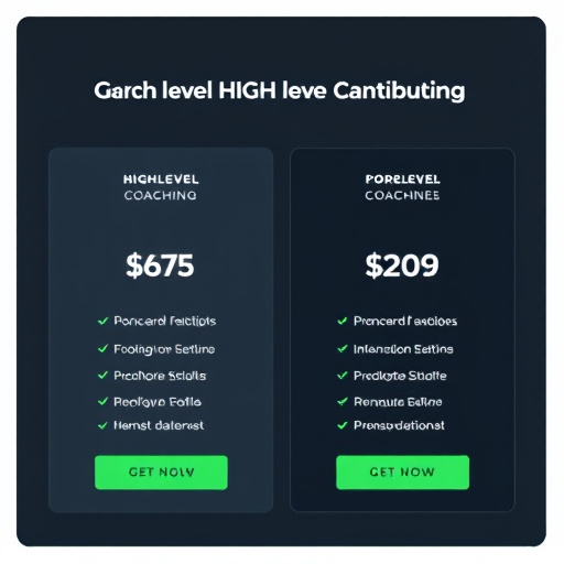 gohighlevel coaching pricing strategy