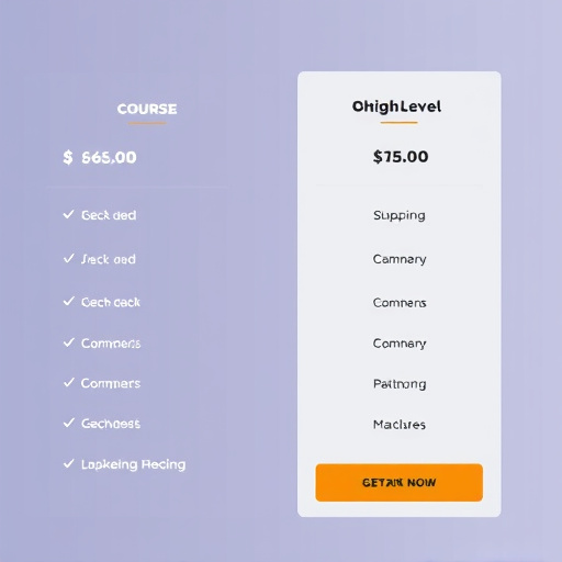 gohighlevel course pricing