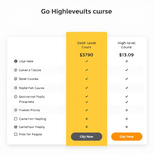 gohighlevel course pricing