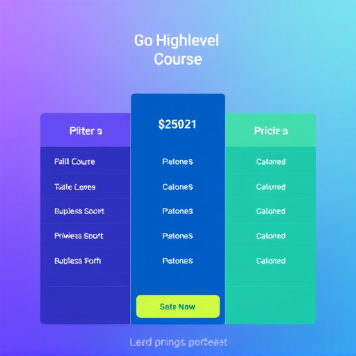 gohighlevel course pricing