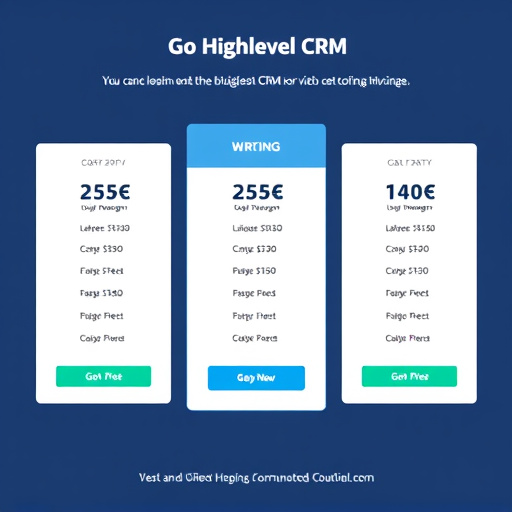 gohighlevel crm pricing