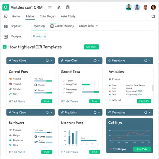 gohighlevel crm templates