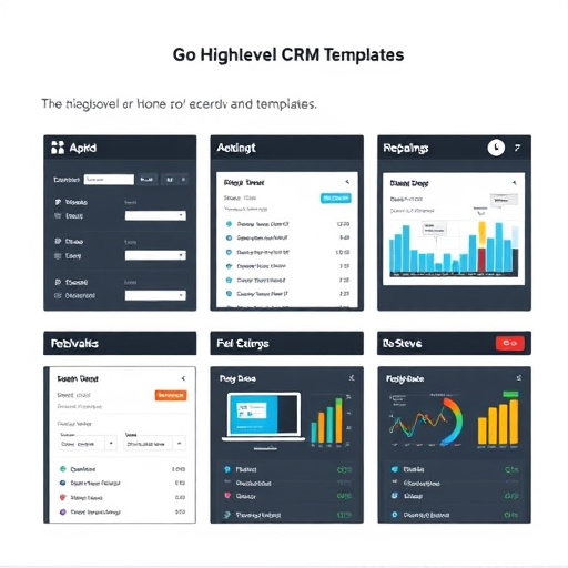 gohighlevel crm templates