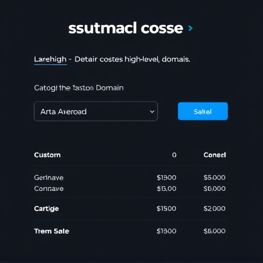 gohighlevel custom domain cost