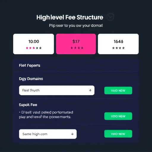 gohighlevel custom domain fee structure