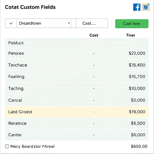gohighlevel custom fields cost breakdown