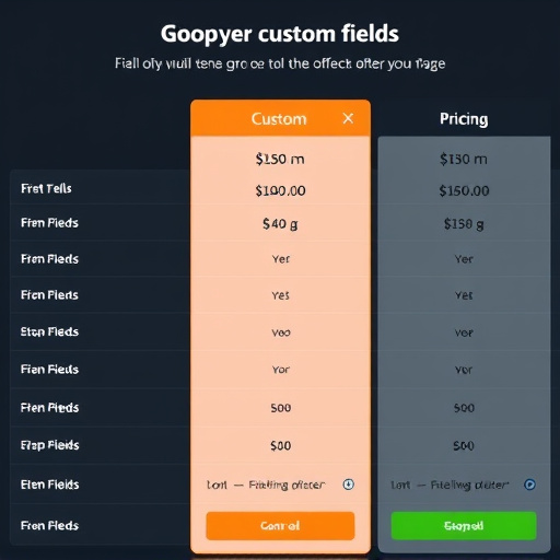 gohighlevel custom fields pricing comparison