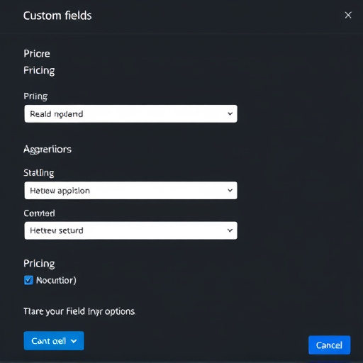gohighlevel custom fields pricing options