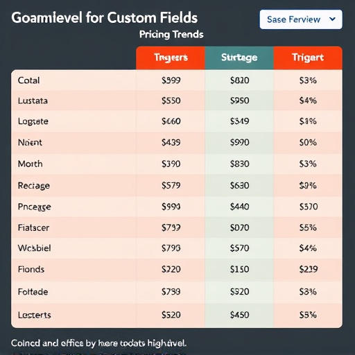 gohighlevel custom fields pricing trends