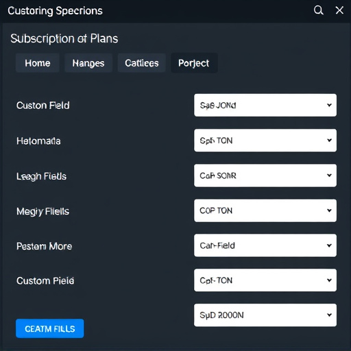 gohighlevel custom fields subscription plans