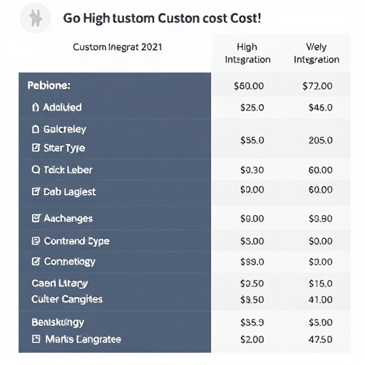 gohighlevel custom integration cost