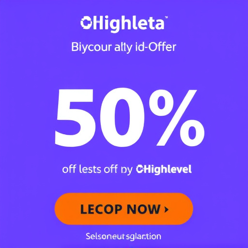 gohighlevel discount promotion offer