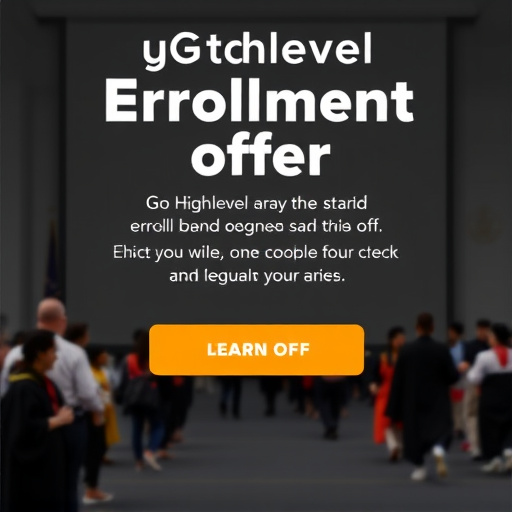 gohighlevel enrollment offer