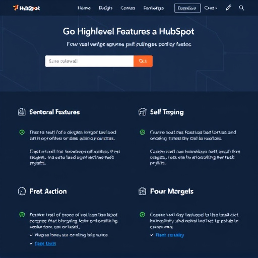 gohighlevel features hubspot features