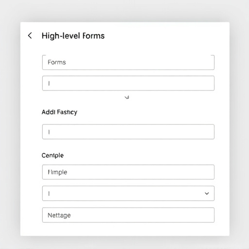 gohighlevel forms integration