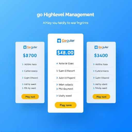 gohighlevel management pricing