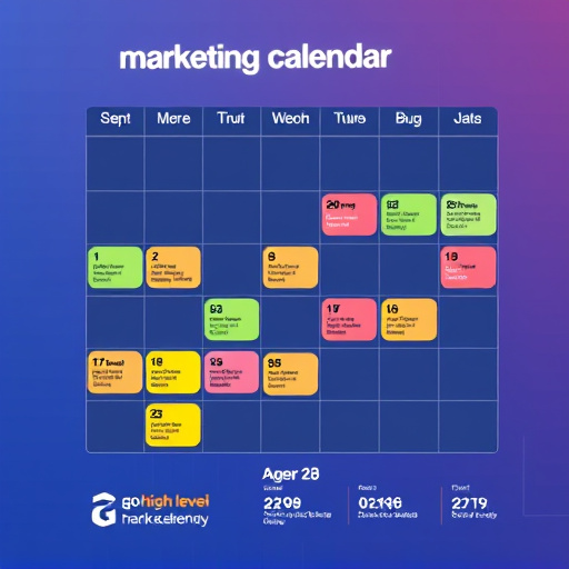 gohighlevel marketing calendar