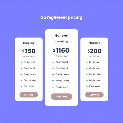 gohighlevel marketing pricing