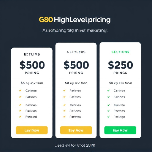 gohighlevel marketing pricing