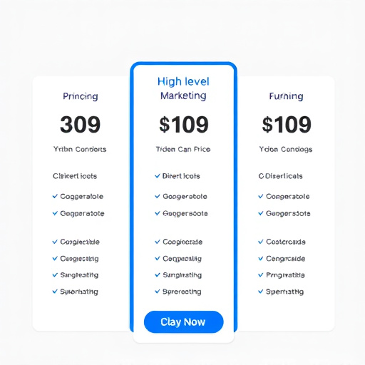 gohighlevel marketing pricing