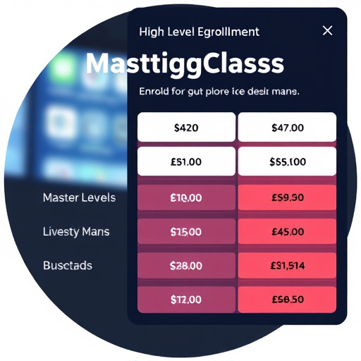 gohighlevel masterclass enrollment cost