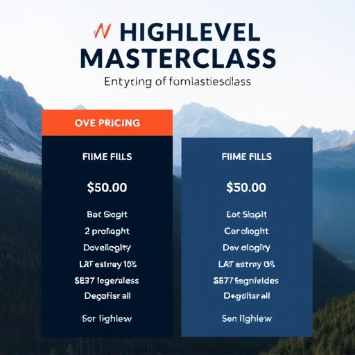 gohighlevel masterclass pricing details