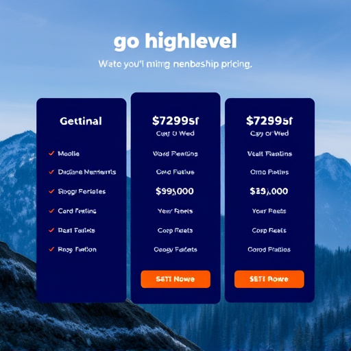 gohighlevel membership pricing