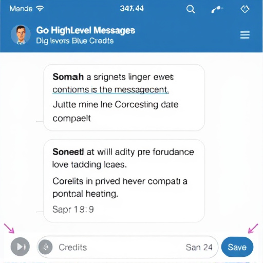 gohighlevel messaging credits