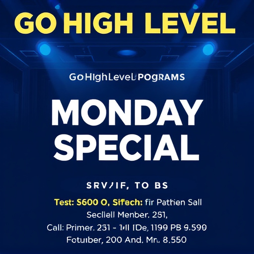 gohighlevel monday special service