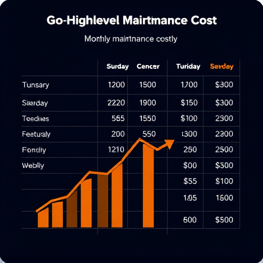 gohighlevel monthly maintenance cost