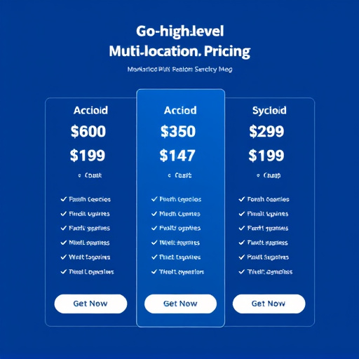 gohighlevel multi location pricing