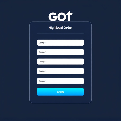 gohighlevel order form design
