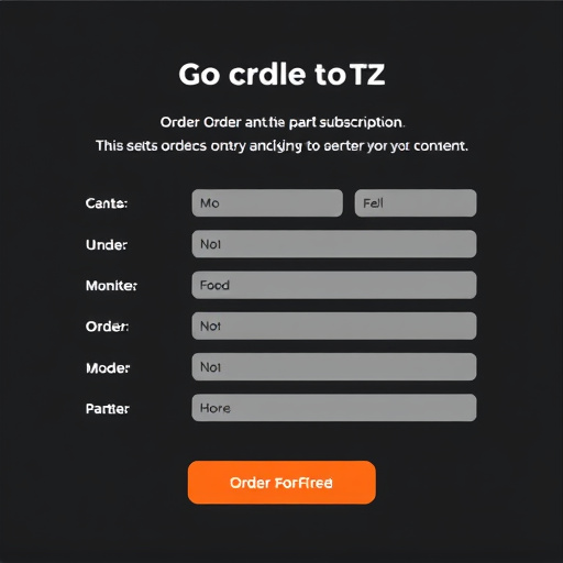 gohighlevel order forms subscription