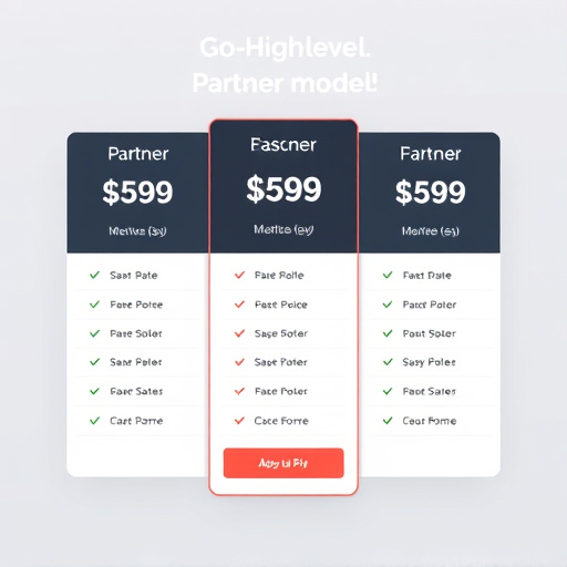 gohighlevel partner pricing model