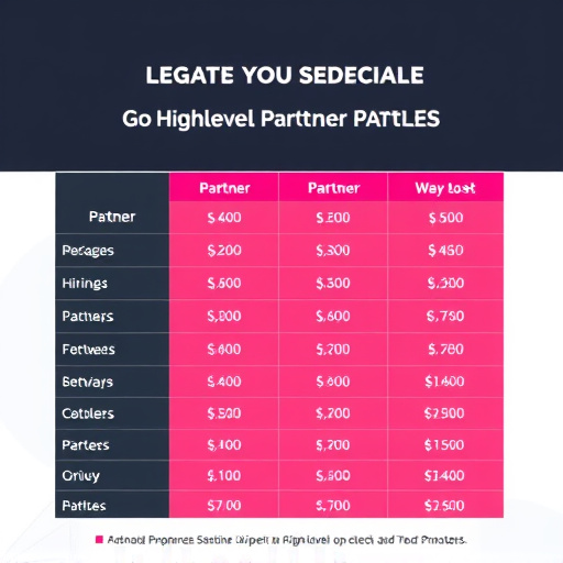 gohighlevel partner program cost
