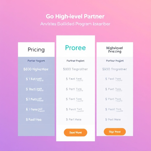 gohighlevel partner program pricing