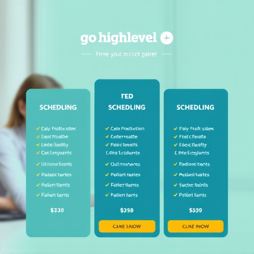 gohighlevel patient scheduling pricing